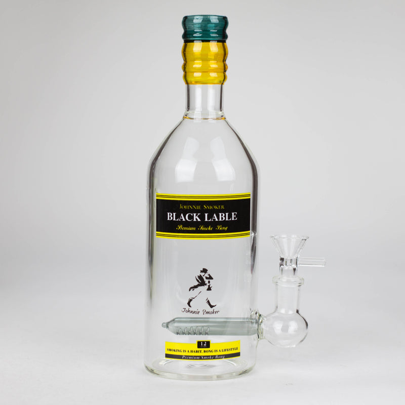 9" Liquor Bottle Glass Bong [MK-BB01]_0