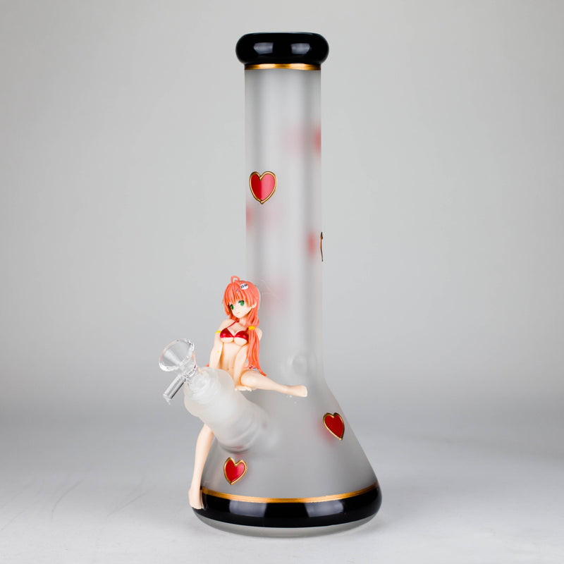 12" Figure Base Glass Bong_0