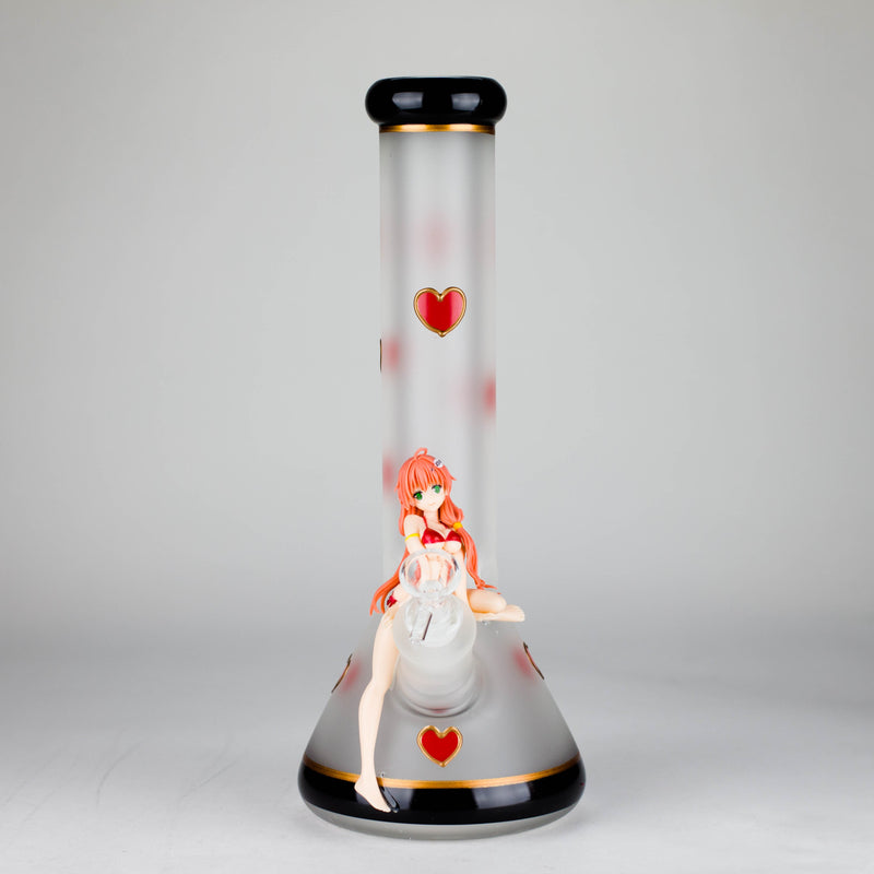 12" Figure Base Glass Bong_0