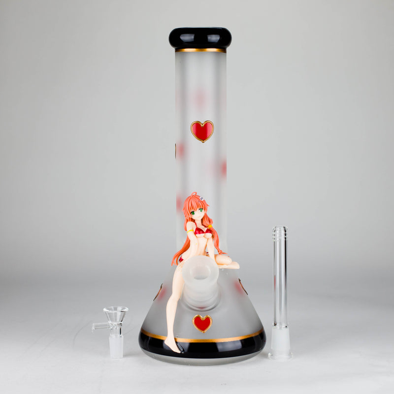 12" Figure Base Glass Bong_0