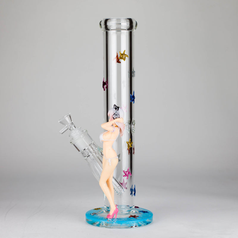 12" Figure Base Glass Bong_0