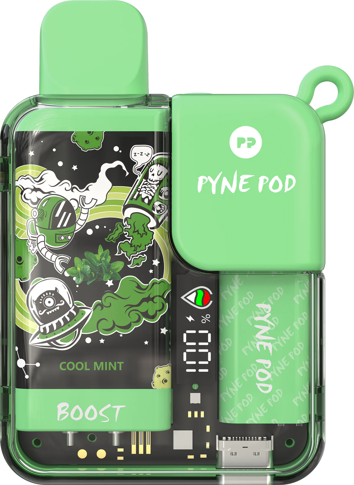 Pyne Pod Boost Disposable Vape - Cool Mint | Vape4change Pyne Pod Boost Disposable Vape - Cool Mint | Vape4change