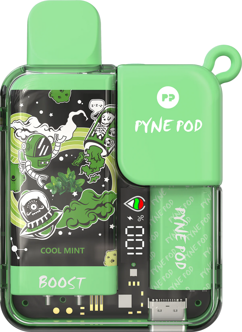 cool mint vape pod Pyne Pod Boost Disposable Vape - Cool Mint