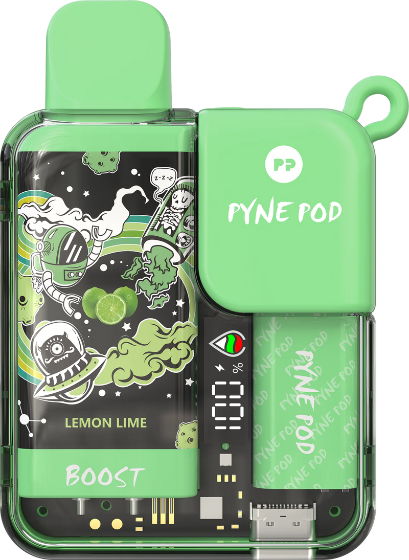 Pyne Pod Boost Disposable Vape - Lemon Lime