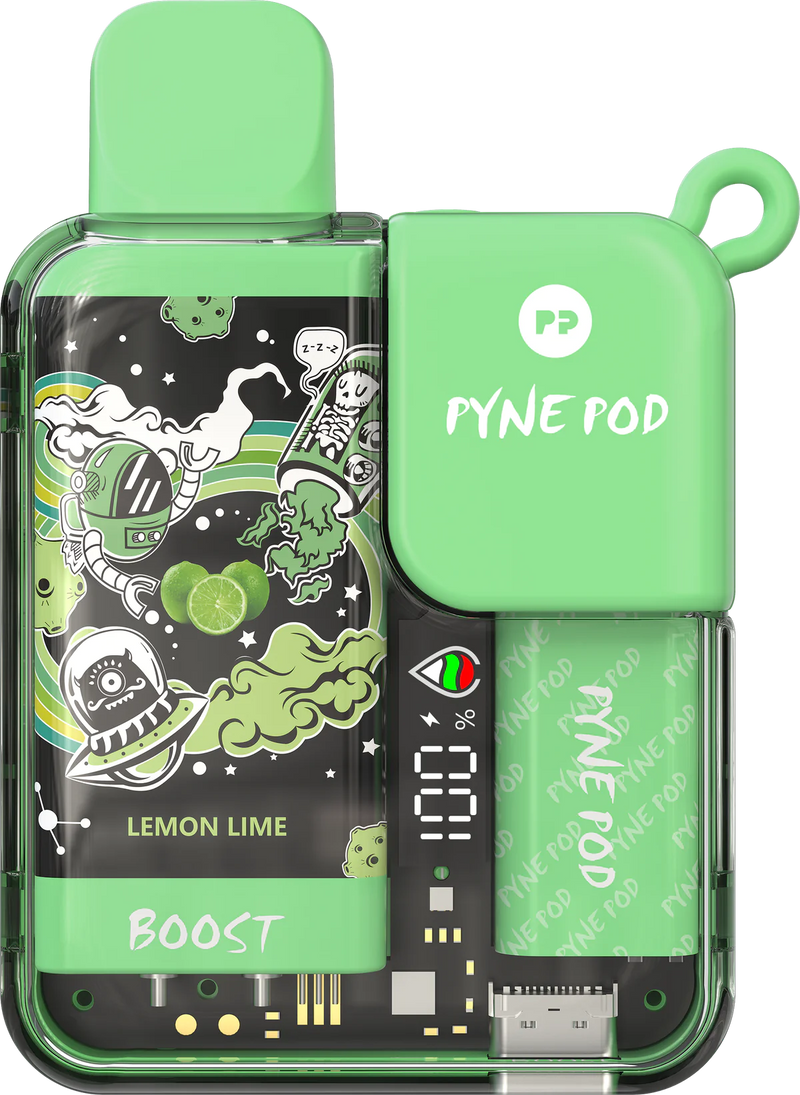 Pyne Pod Boost Disposable Vape Lemon Lime Vape4change
