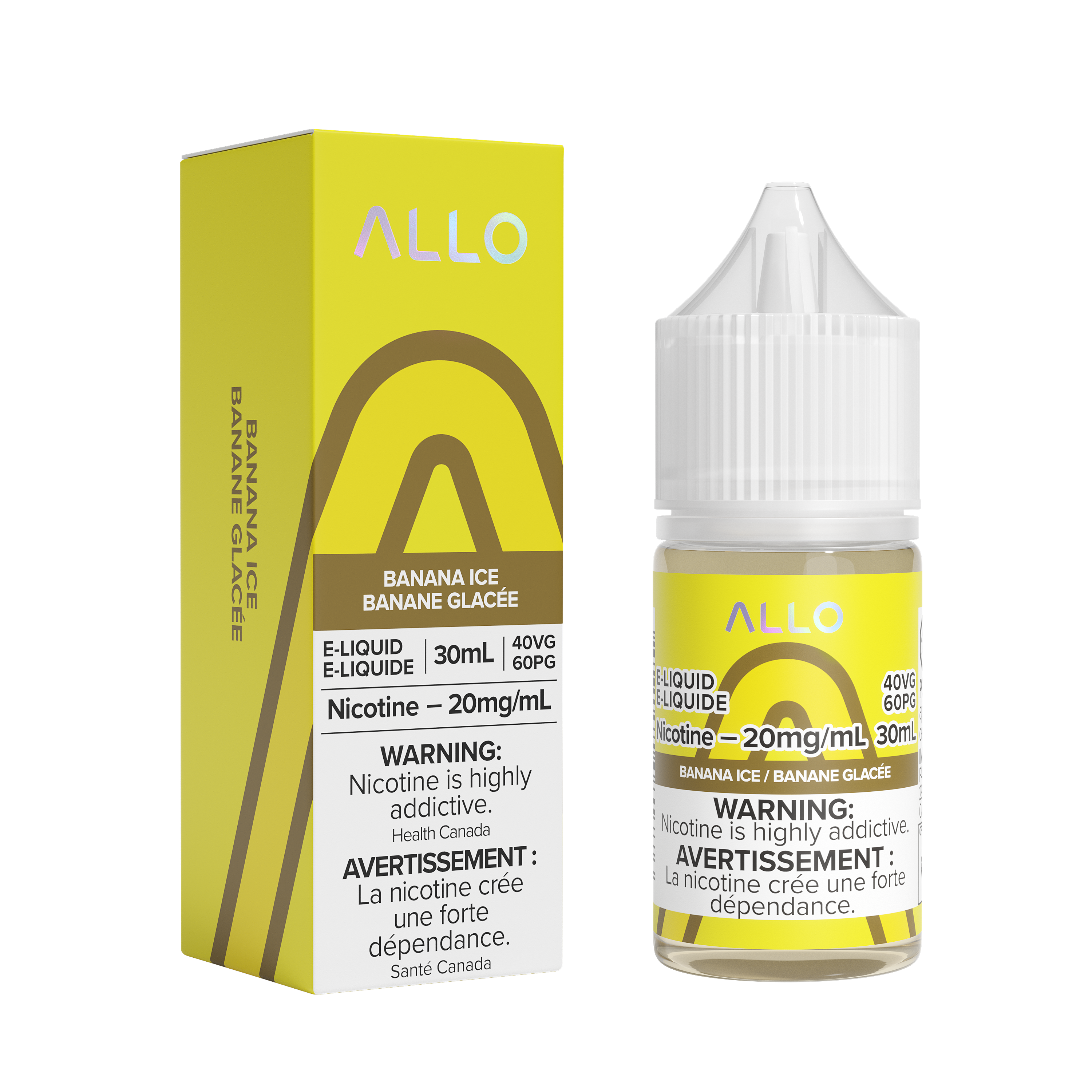 ALLO E-Liquid - Banana Ice - SALT NIC - Vapeshop - Vape4change.ca | Vape4change ALLO E-Liquid - Banana Ice - SALT NIC - Vapeshop - Vape4change.ca | Vape4change