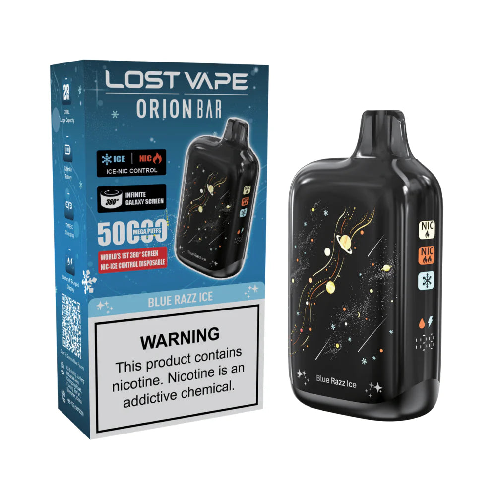 Lost Vape Orion Disposable Vape - 50K Puffs - Blue Razz | Vape4change Lost Vape Orion Disposable Vape - 50K Puffs - Blue Razz | Vape4change