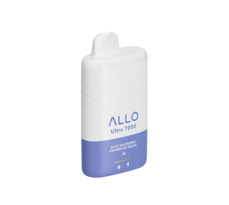 Allo Ultra - 7000 Puffs - Rechargeable Disposable Vape - Blue Raspberry