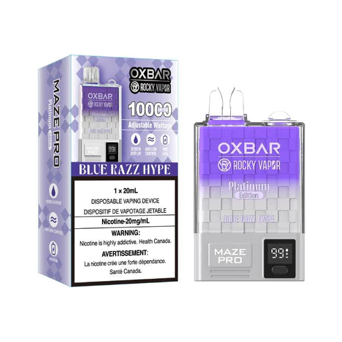 Oxbar Maze Pro Disposable Vape - Blue Razz Hype - 10000 Puff | Vape4change Oxbar Maze Pro Disposable Vape - Blue Razz Hype - 10000 Puff | Vape4change