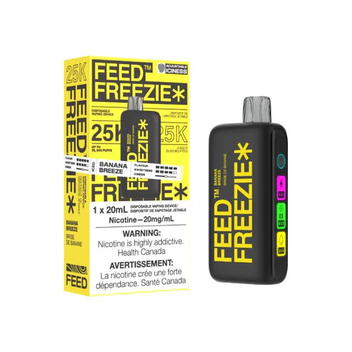 banana breeze vape SHOP FEED Freezie 25K Disposable - Banana Breeze - Vape4change