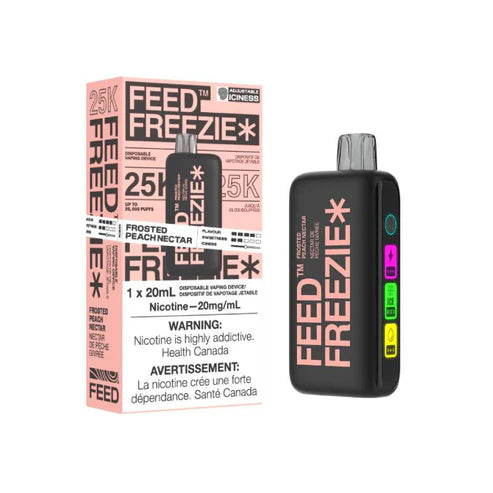 FEED Freezie 25K Disposable - Frosted Peach Nectar