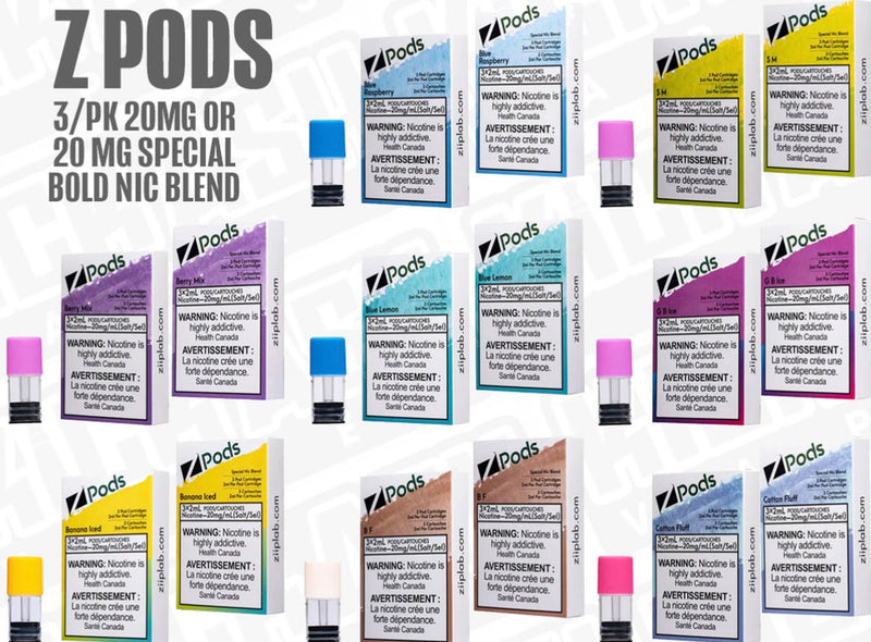 Zpods STLTH Compatible -  Fresh Blue Raspberry