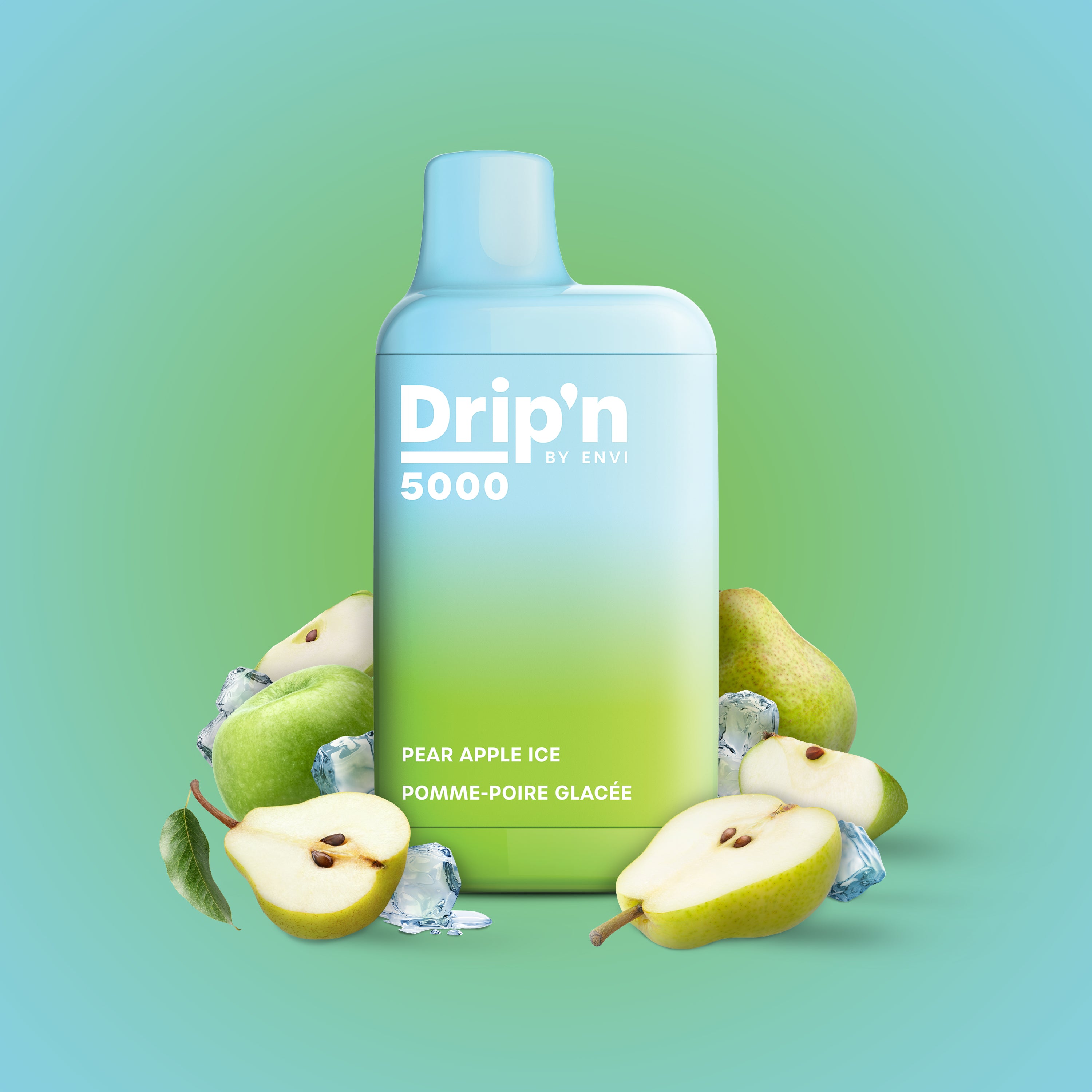 Drip'n by Envi Pear Apple Ice Disposable Vape | Dripin Disposable | Vape4change Drip'n by Envi Pear Apple Ice Disposable Vape | Dripin Disposable | Vape4change