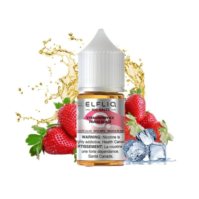 Elf Bar E-Liquids -Strawberry Ice -  Salt Nic - 30 ML