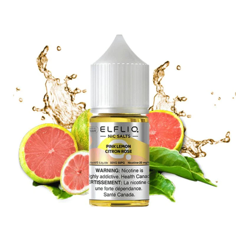Elf Bar E-Liquids -Pink Lemon Salt Nic - 30 ML