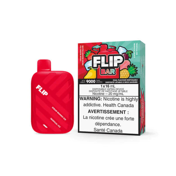 FLIP Bar - Straw Mango Ice & Tropical Ice - Disposable Vape