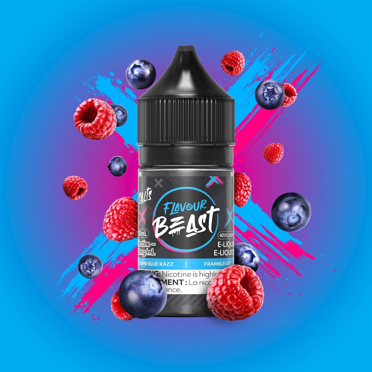 Flavour Beast E-Liquid - Bomb Blue Razz - 30 ML | Flavour Beast | Vape4change Flavour Beast E-Liquid - Bomb Blue Razz - 30 ML | Flavour Beast | Vape4change