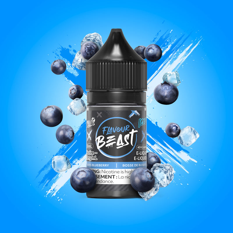Flavour Beast E-Liquid - Boss Blueberry Iced - 30 ML