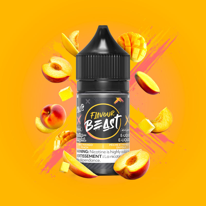 Flavour Beast E-Liquid - Mad Mango Peach - 30 ML | Flavour Beast | Vape4change Flavour Beast E-Liquid - Mad Mango Peach - 30 ML | Flavour Beast | Vape4change