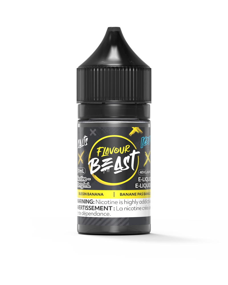 Flavour Beast E-Liquid - Bussin Banana Ice - 30 ML