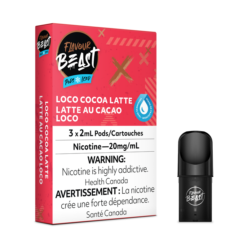 Flavour Beast Pods - STLTH Compatible - Loco Cocoa Latte Iced