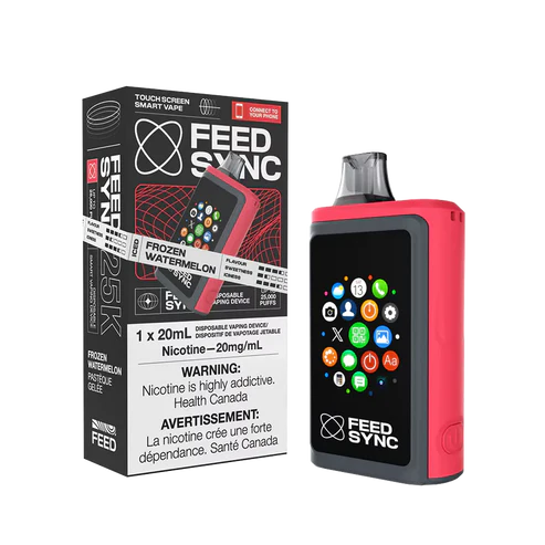 Feed Sync Disposable SMART Vape - 25K - Frozen Watermelon