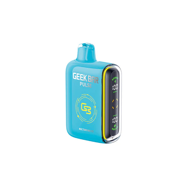 Geek Bar Pulse Disposable Vape - 9000 Puffs - Nectarine Ice | Vape4change Geek Bar Pulse Disposable Vape - 9000 Puffs - Nectarine Ice | Vape4change