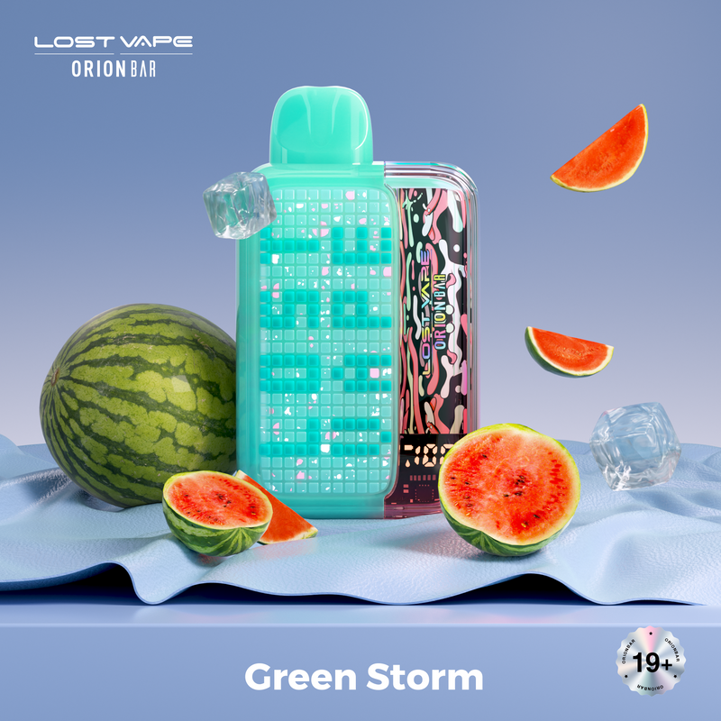 Lost Vape Orion 10K - Disposable Vape - Green Storm - Quebec Vapes | Vape4change Lost Vape Orion 10K - Disposable Vape - Green Storm - Quebec Vapes | Vape4change
