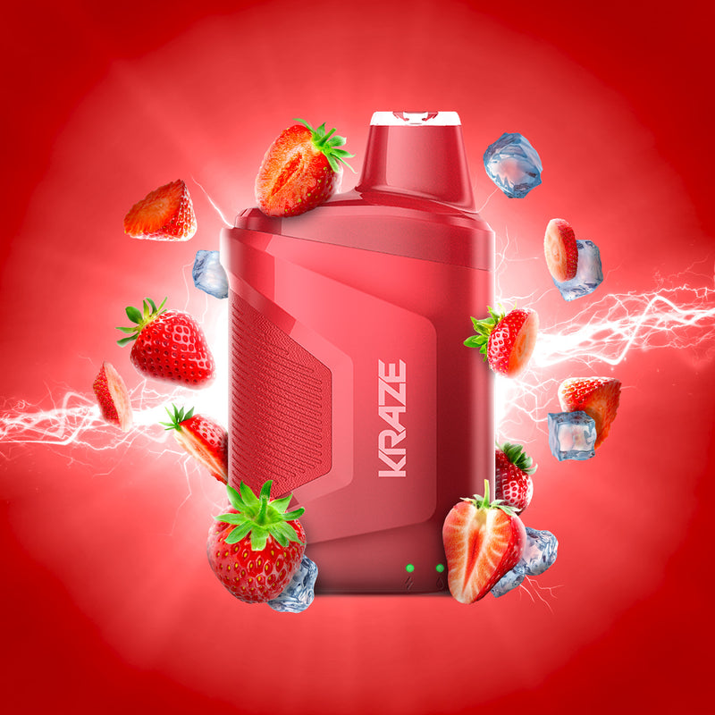 Kraze 5K Disposable Vape -Strawberry Ice