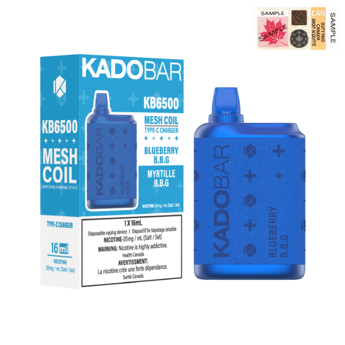 kadobar blueberry BBG disposable