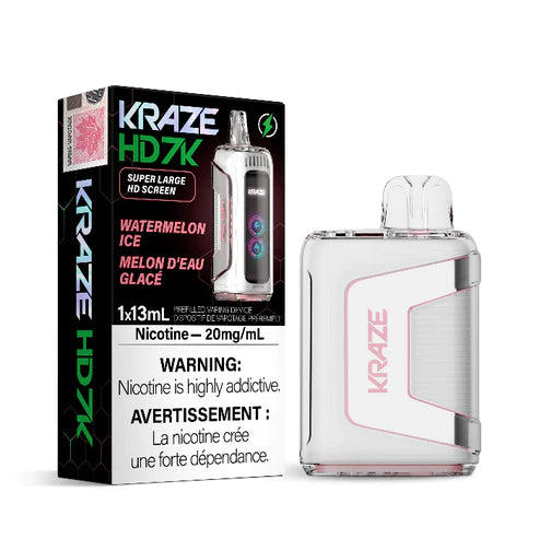 Kraze HD 7K - Watermelon Ice Disposable Vape