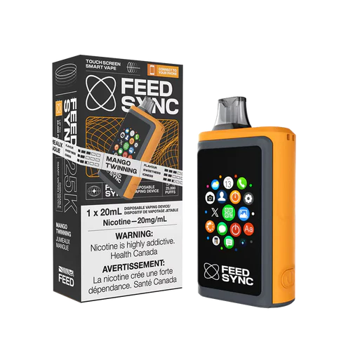 Feed Sync Disposable SMART Vape - 25K - Mango Twinning