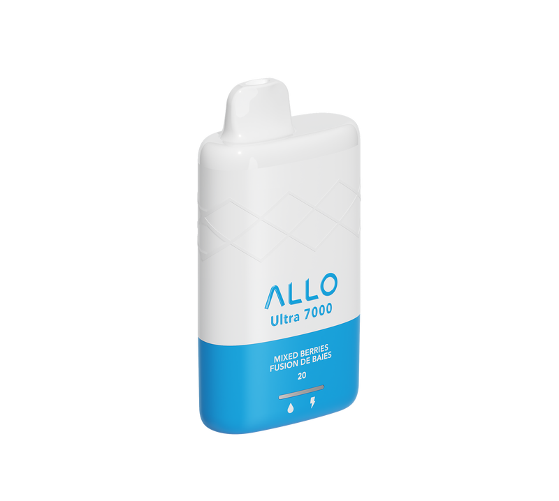Allo Ultra - 7000 Puffs - Rechargeable Disposable Vape - Mixed Berries
