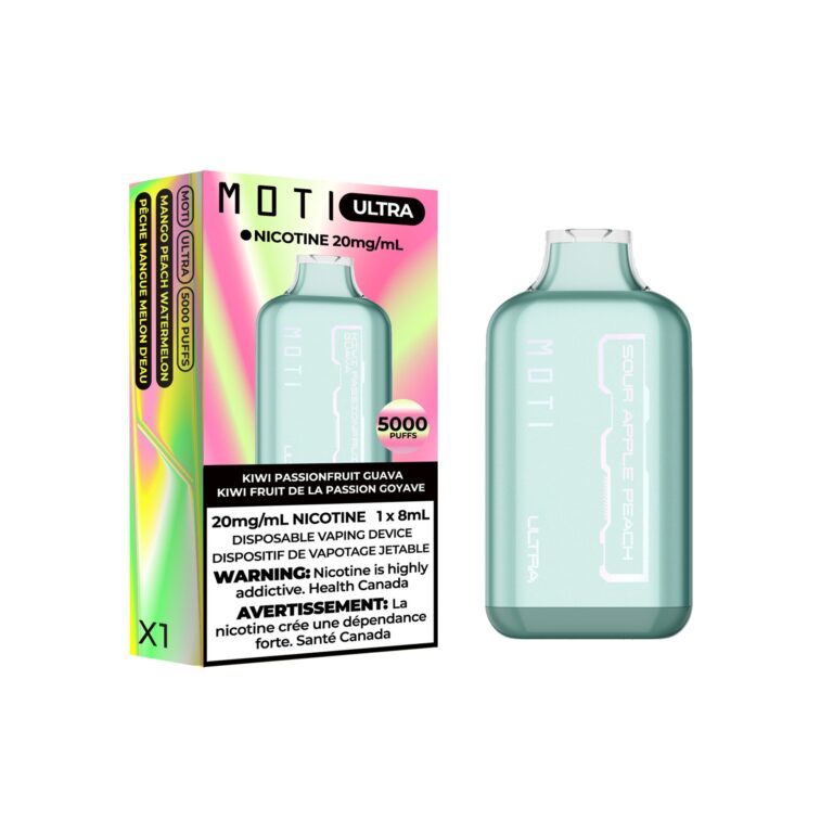 moti beast pro 10000 puffs disposable vape Moti Ultra 5000 Puffs Disposable - Kiwi Passionfruit Guava