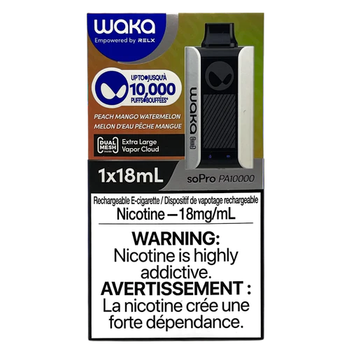 Waka By RELX 10000 Puff Disposable - Peach Mango Watermelon | Vape4change