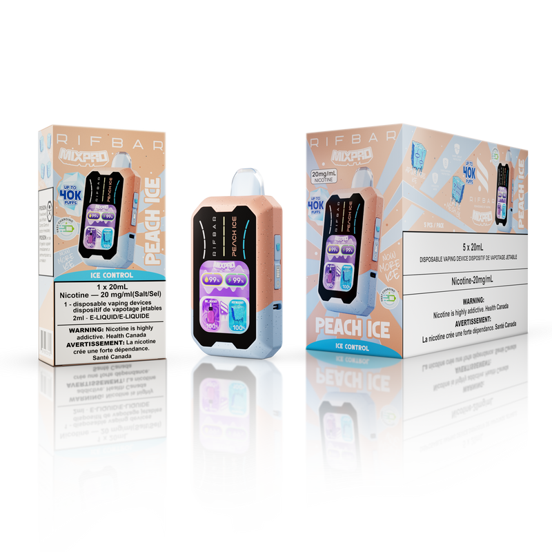 RifBar MixPro Disposable Vape 40k Puffs - Peach Ice | Vape4change