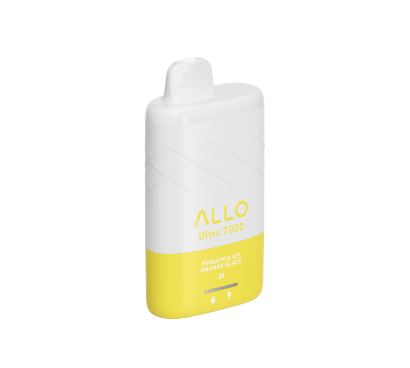 Allo Ultra - 7000 Puffs - Rechargeable Disposable Vape - Pineapple Ice