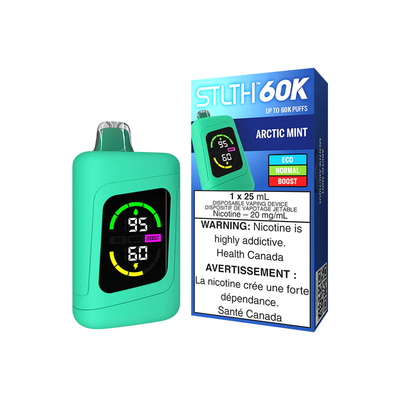 STLTH 60K Disposable Vape -Arctic Mint