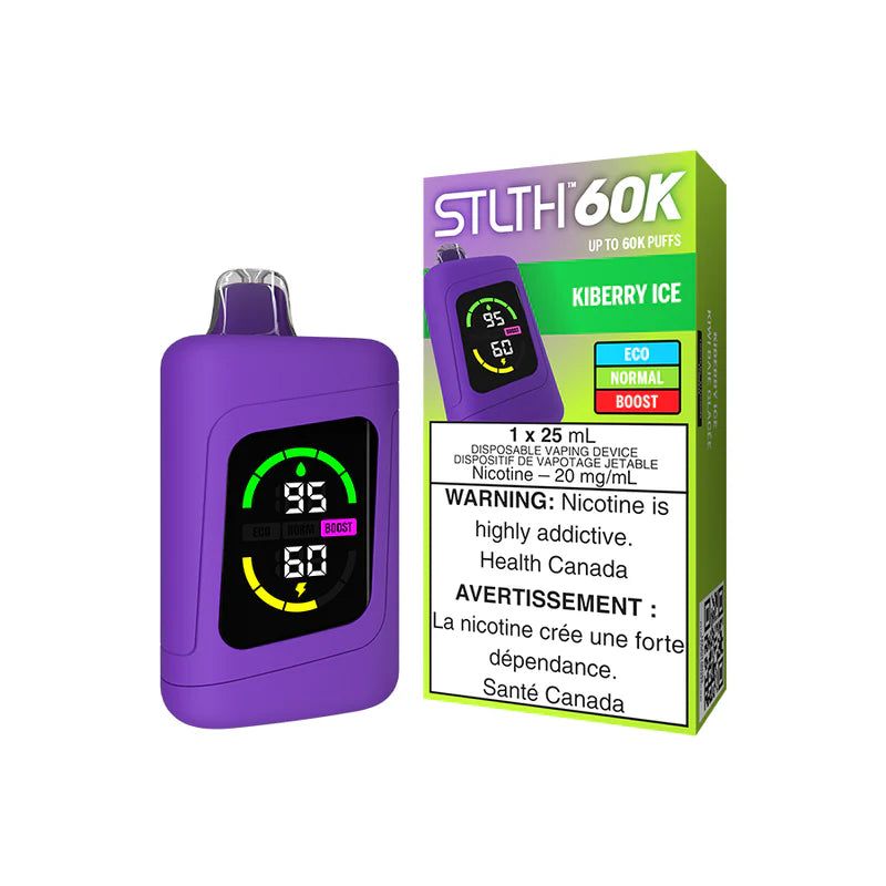 STLTH 60K Disposable Vape - Stlth Canada - Kiberry Ice | Vape4change STLTH 60K Disposable Vape - Stlth Canada - Kiberry Ice | Vape4change
