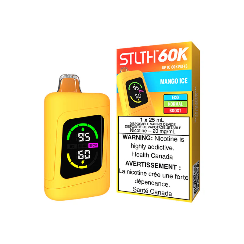 STLTH 60K Disposable Vape - Stlth Canada - Mango Ice | Vape4change STLTH 60K Disposable Vape - Stlth Canada - Mango Ice | Vape4change