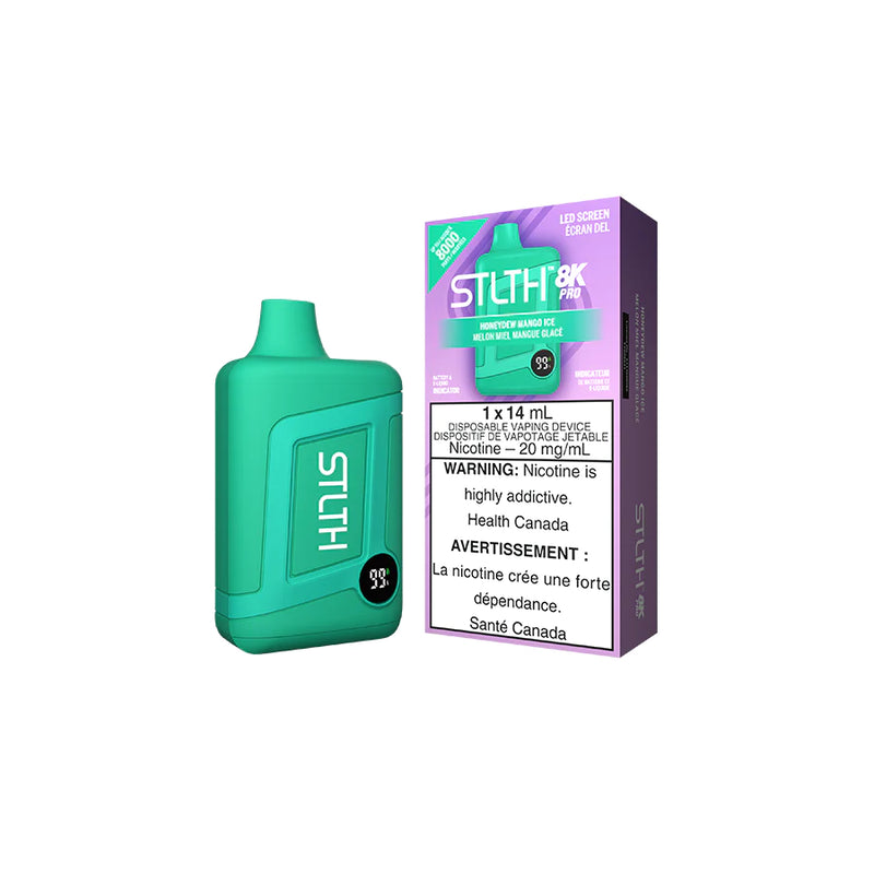Stlth 8K Pro Disposable Vape - Honeydew Mango Ice