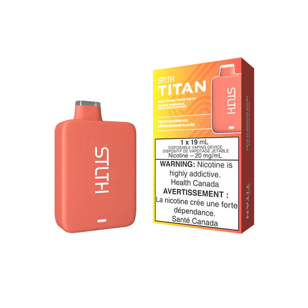 STLTH TITAN Disposable Vape - Peach Banana Ice