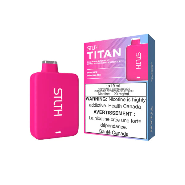 STLTH TITAN Disposable Vape - Punch Ice - GTA Vape Shop | Vape4change STLTH TITAN Disposable Vape - Punch Ice - GTA Vape Shop | Vape4change