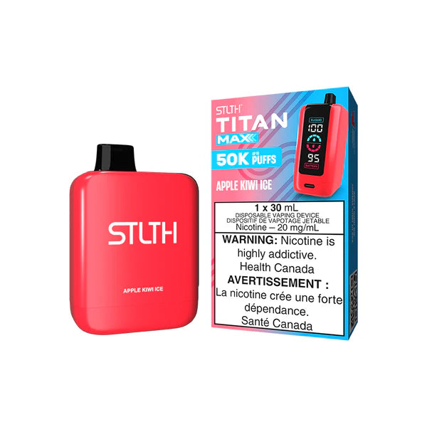 STLTH Titan Max Disposable Vape - 50k Puffs - Apple Kiwi Ice