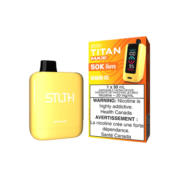 STLTH Titan Max Disposable Vape - 50k Puffs - Banana Ice