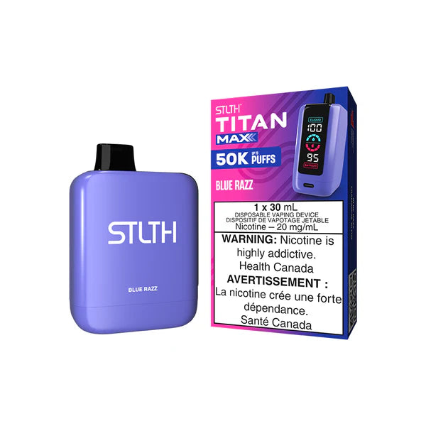 STLTH Titan Max Disposable Vape - 50k Puffs - Blue Razz