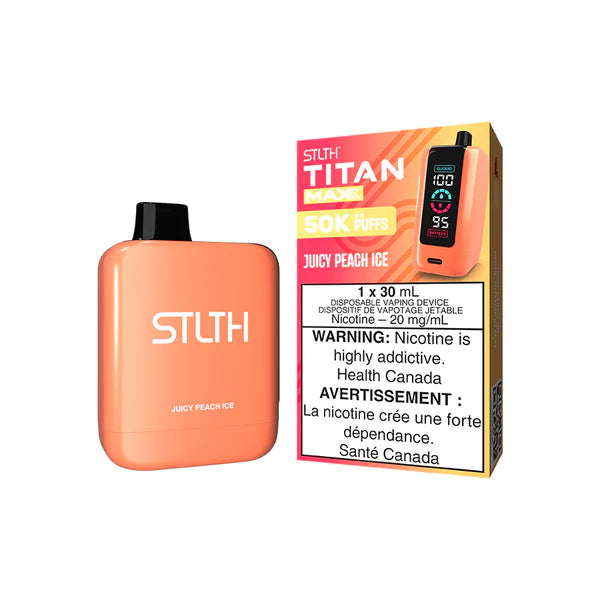 STLTH Titan Max Disposable Vape - 50k Puffs - Juicy Peach Ice