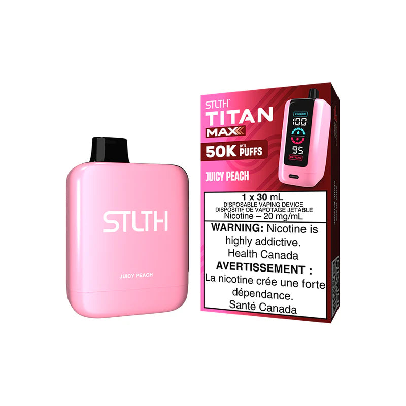 STLTH Titan Max Disposable Vape - 50k Puffs - Juicy Peach