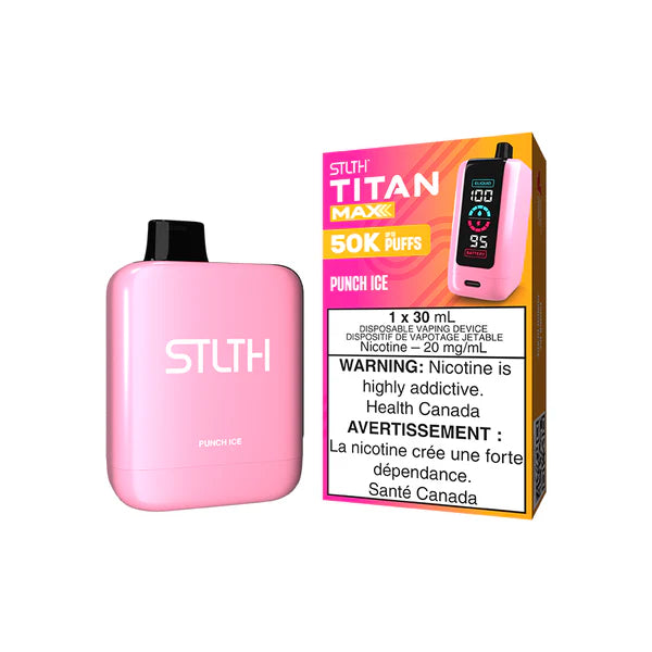 STLTH Titan Max Disposable Vape - 50k Puffs - Punch Ice