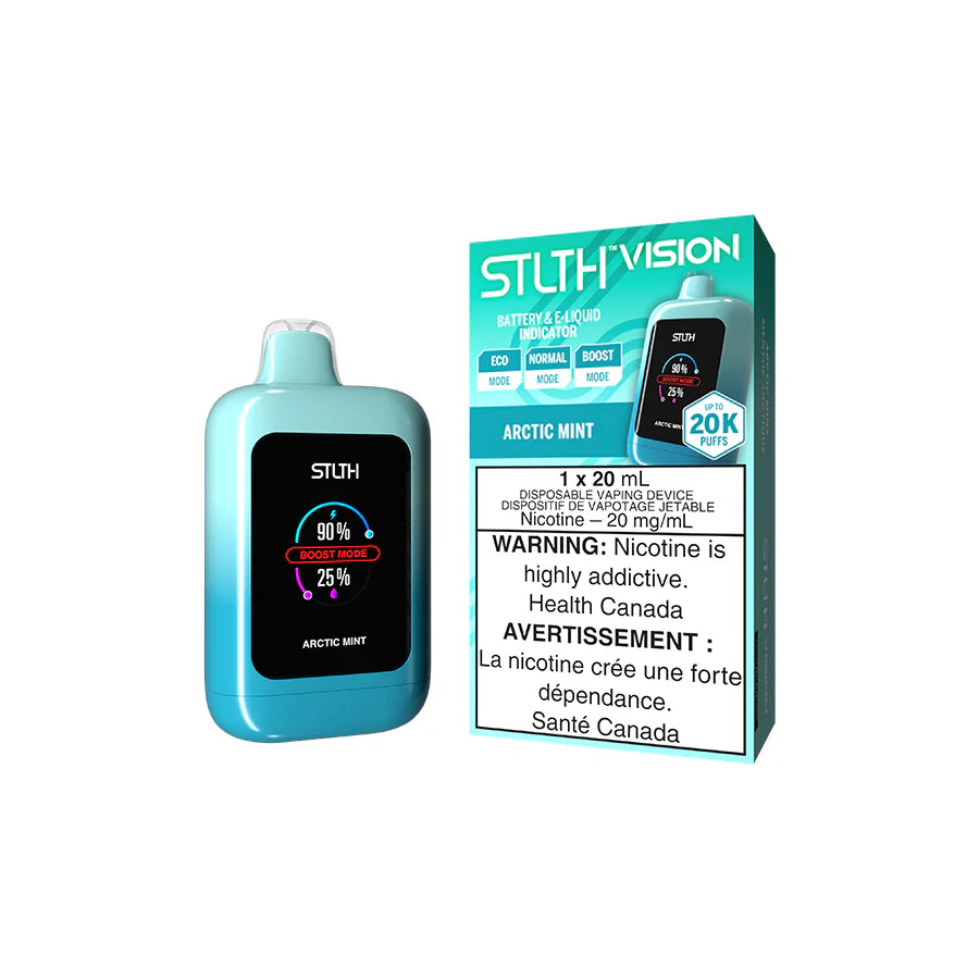 Shop Stlth Vision Disposable Vape - Arctic Mint Best Stlth Disposables | Vape4change Shop Stlth Vision Disposable Vape - Arctic Mint Best Stlth Disposables | Vape4change